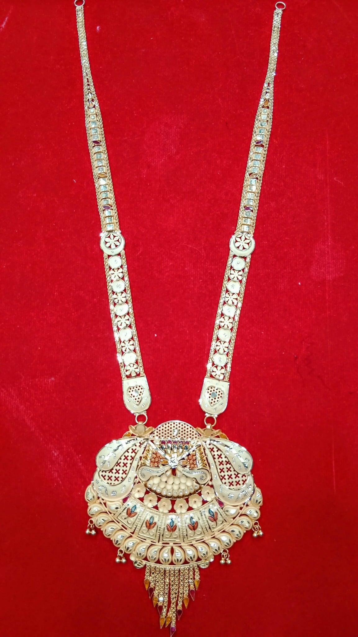 Gold Long Set Sarafa Bazar India