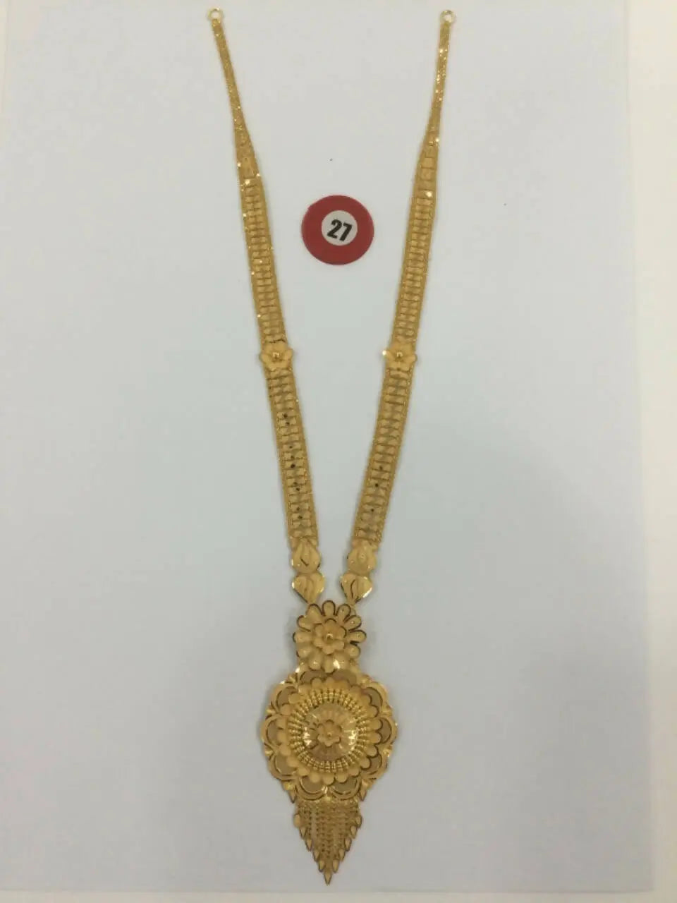 Gold Long Set Sarafa Bazar India