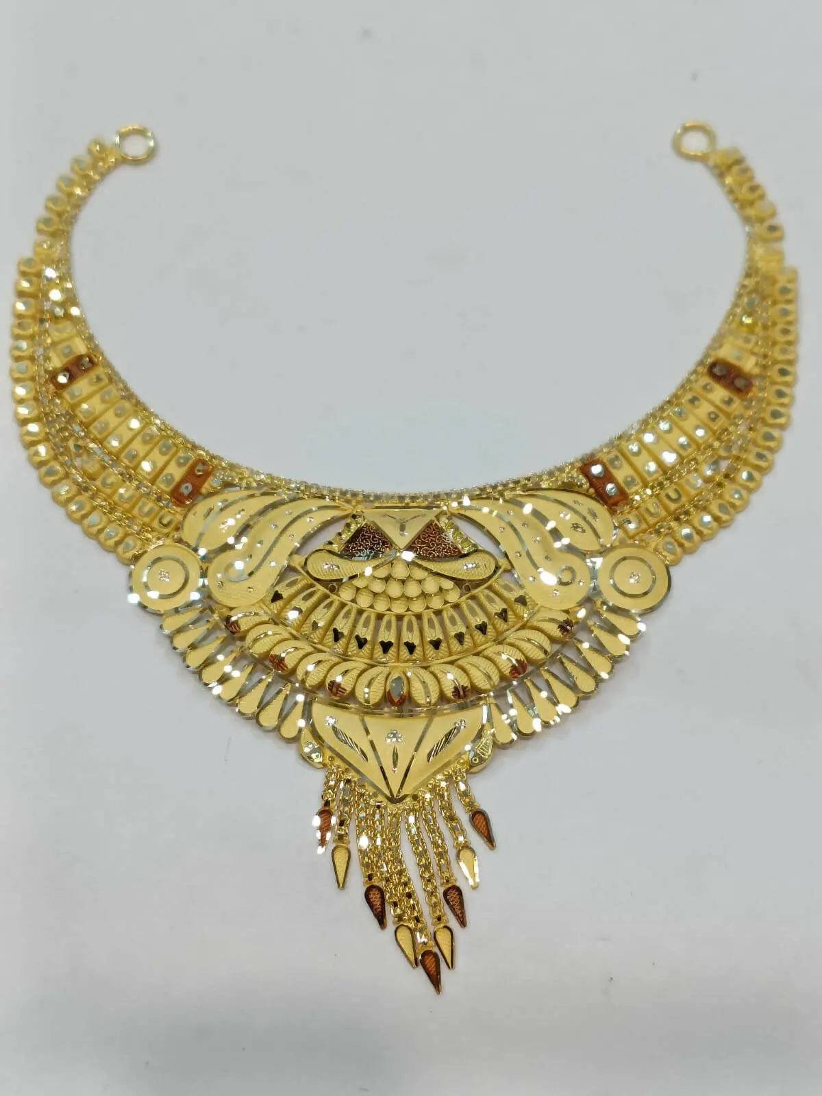 Gold Necklace Sarafa Bazar India