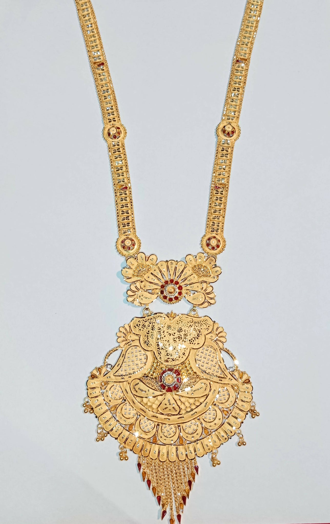 Gold Long Set Sarafa Bazar India