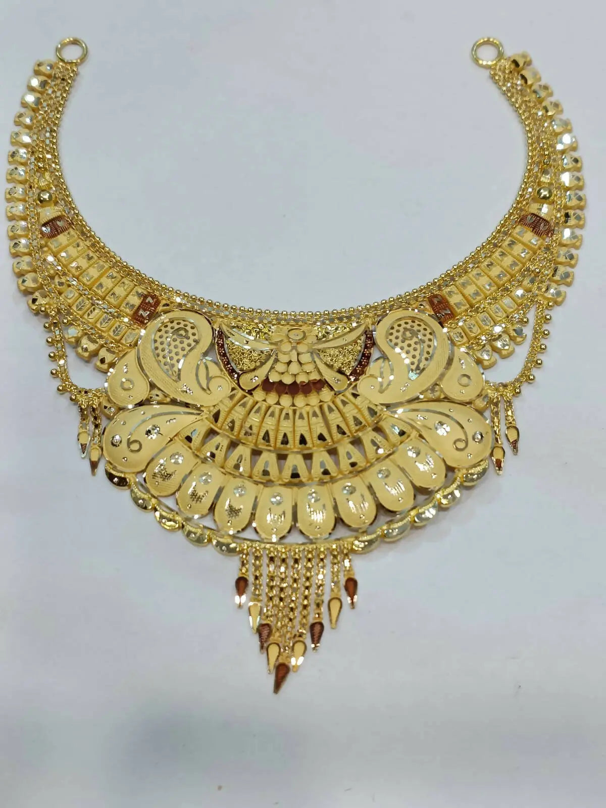 Gold Necklace Sarafa Bazar India