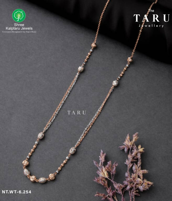 Italian Rose Gold Ladies Chain Sarafa Bazar India