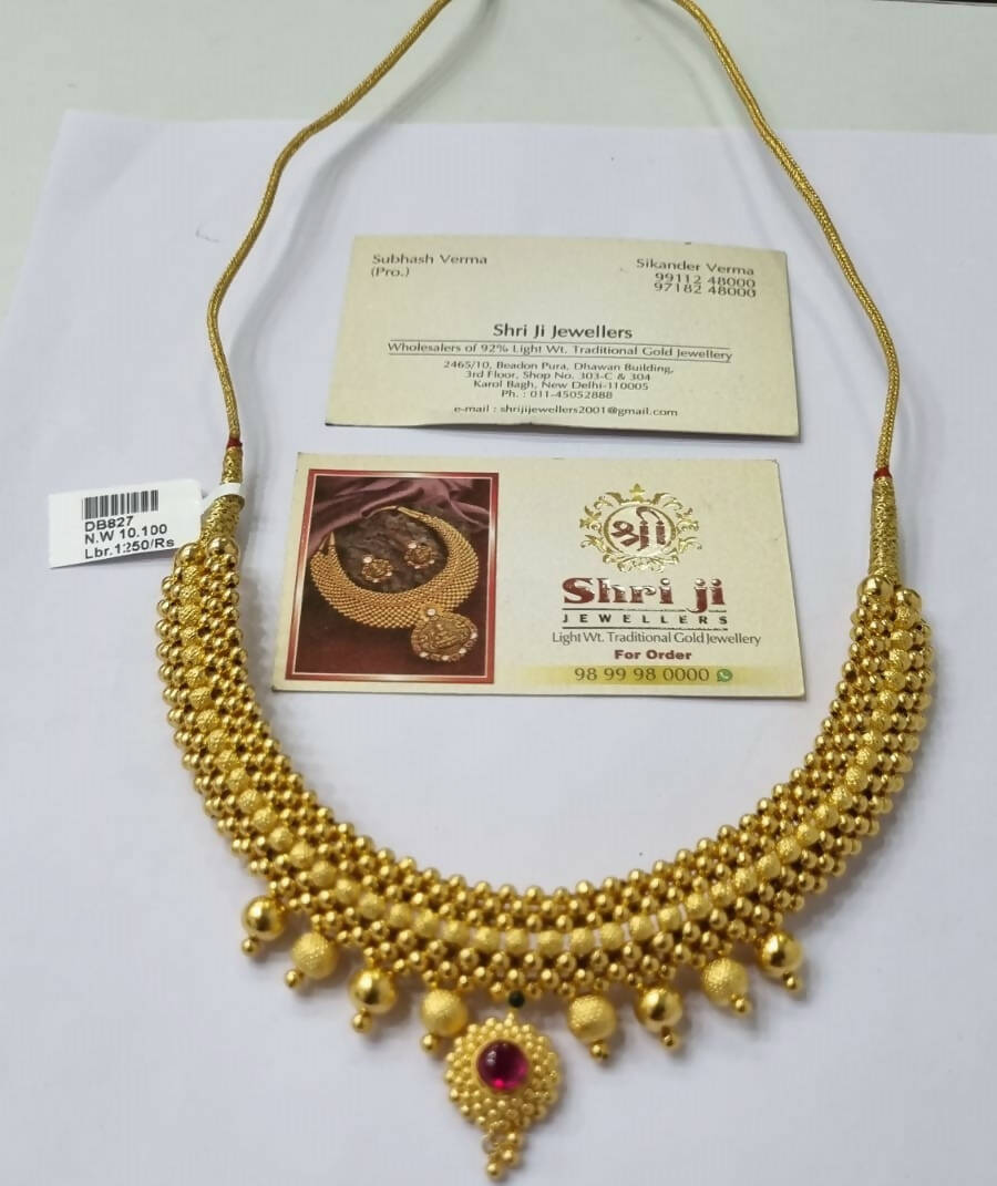 Light Weight Ghalsari Necklace Sarafa Bazar India