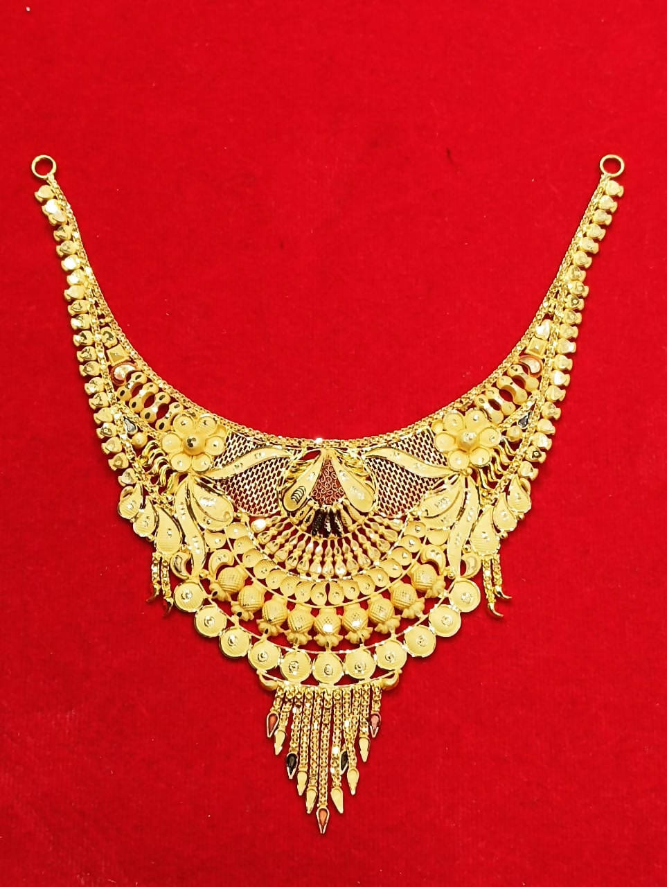 Gold Necklace Sarafa Bazar India