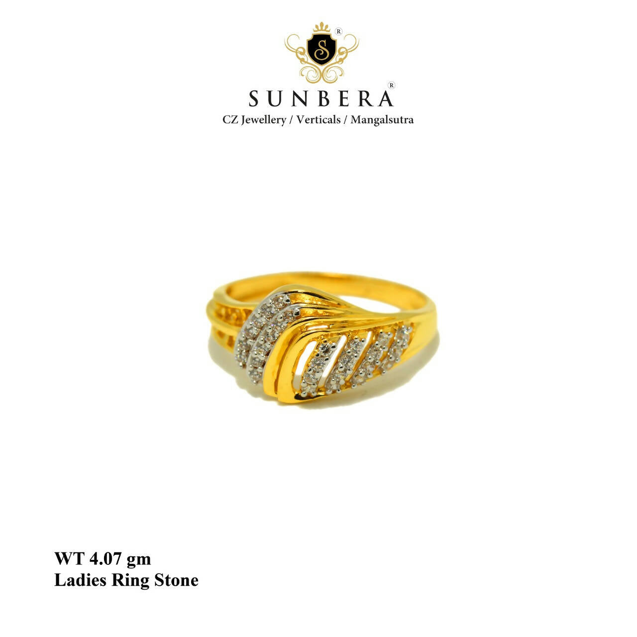 Ladies Stone Ring Sarafa Bazar India