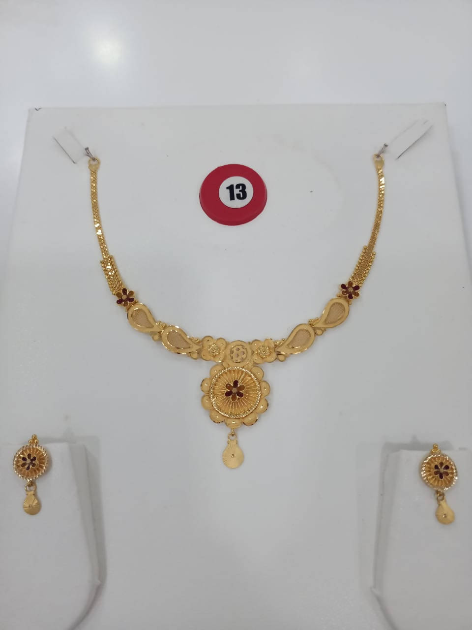 Gold Necklace Sarafa Bazar India