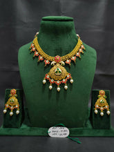 Light weight antique necklace set Sarafa Bazar India