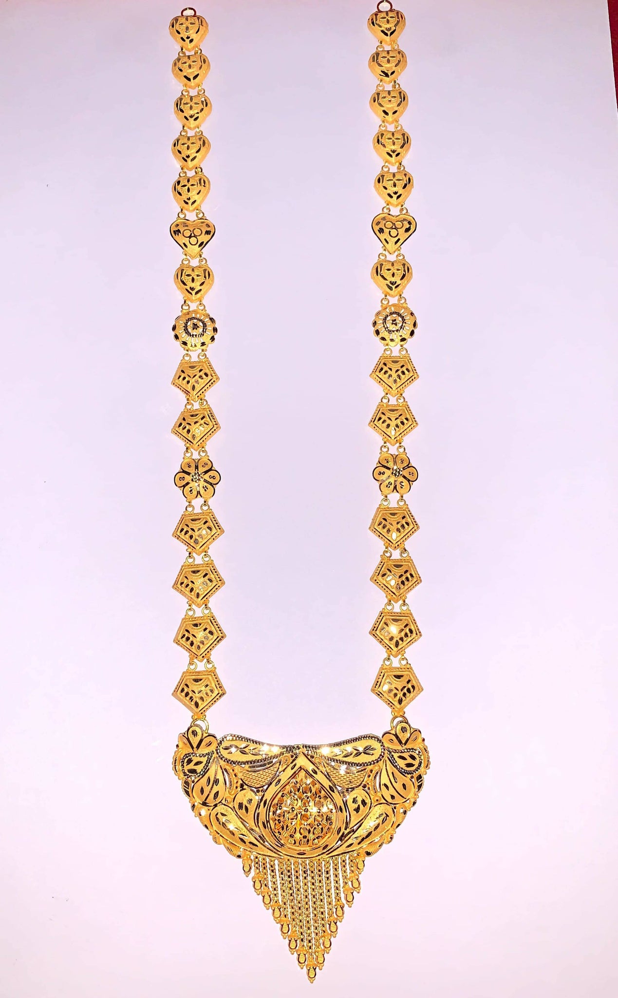 Gold Long Set Sarafa Bazar India