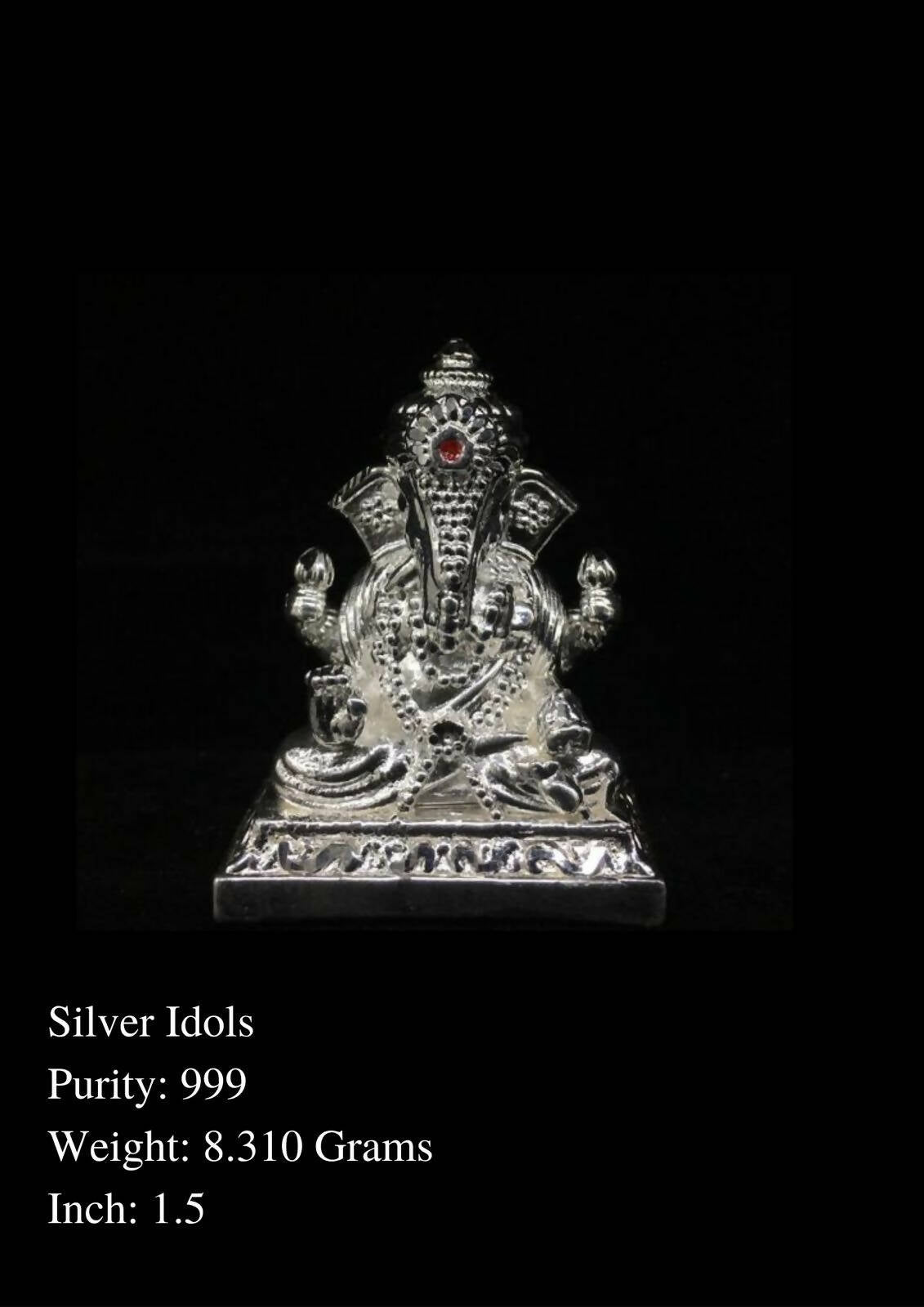 999 Silver Idols Sarafa Bazar India