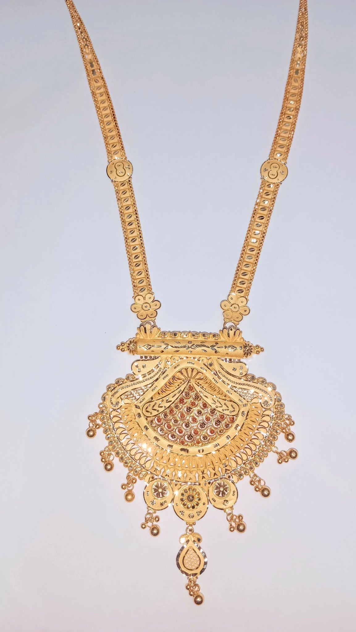 Gold Long Set Sarafa Bazar India