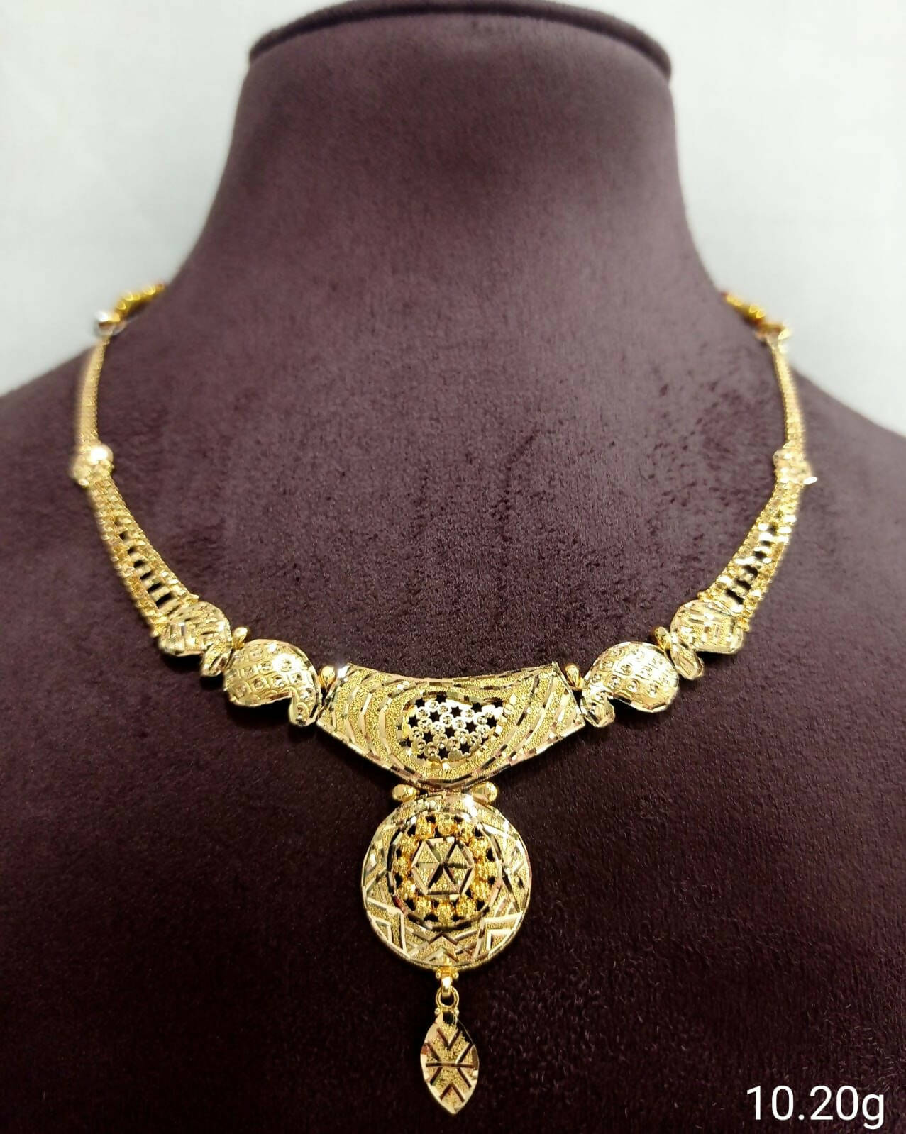 Gold Necklace Sarafa Bazar India