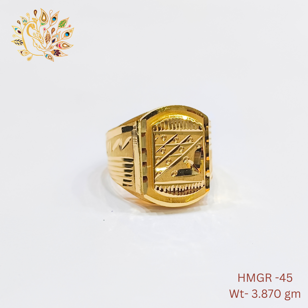 HMGR-45 - Handmade Gents Ring Sarafa Bazar India