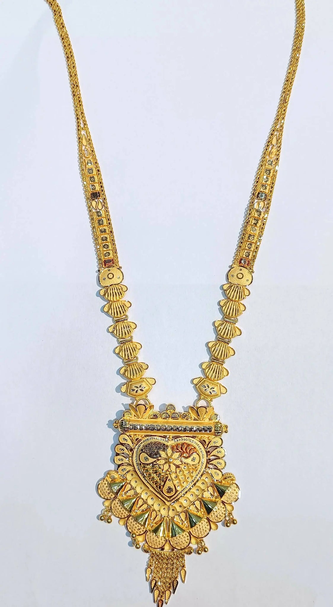 Gold Long Set Sarafa Bazar India