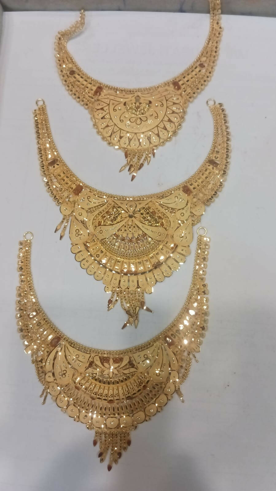 Gold Necklace Sarafa Bazar India