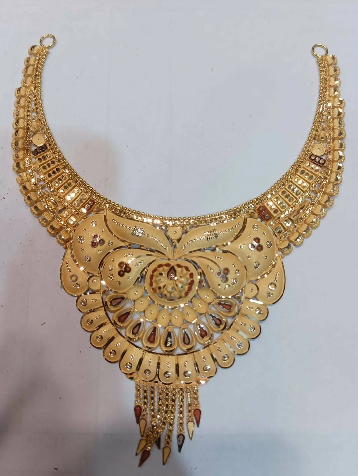 Gold Necklace Sarafa Bazar India