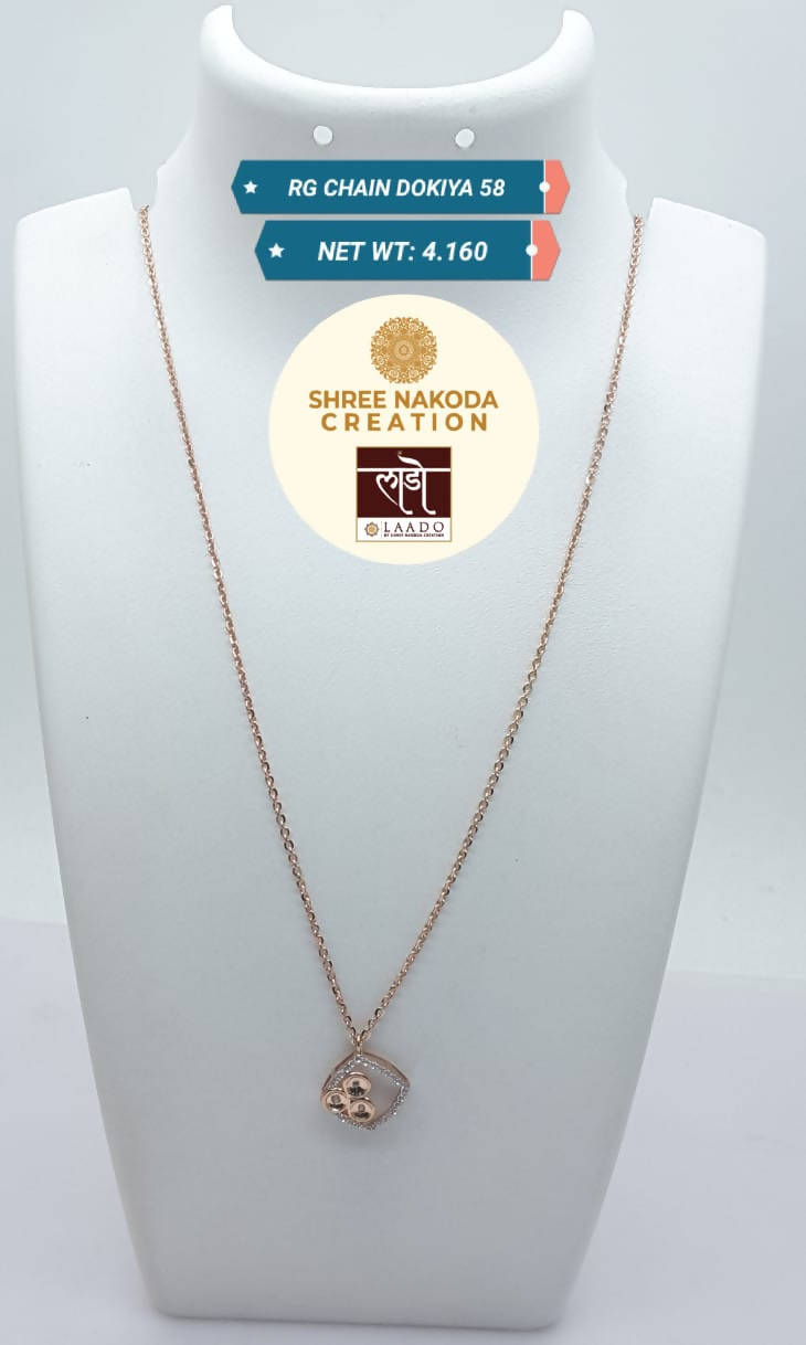 Rose Gold Dokiya Sarafa Bazar India