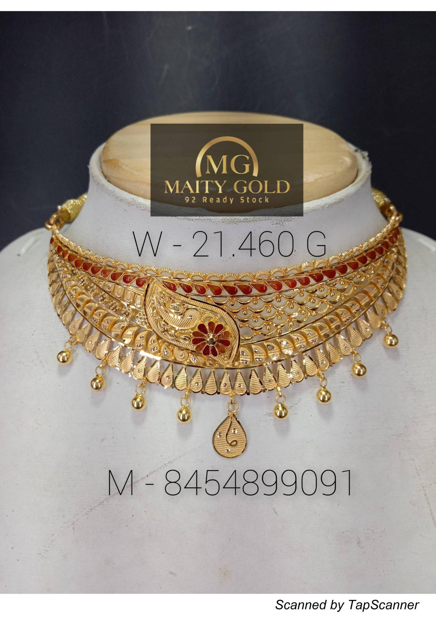 Gold Choker Sarafa Bazar India