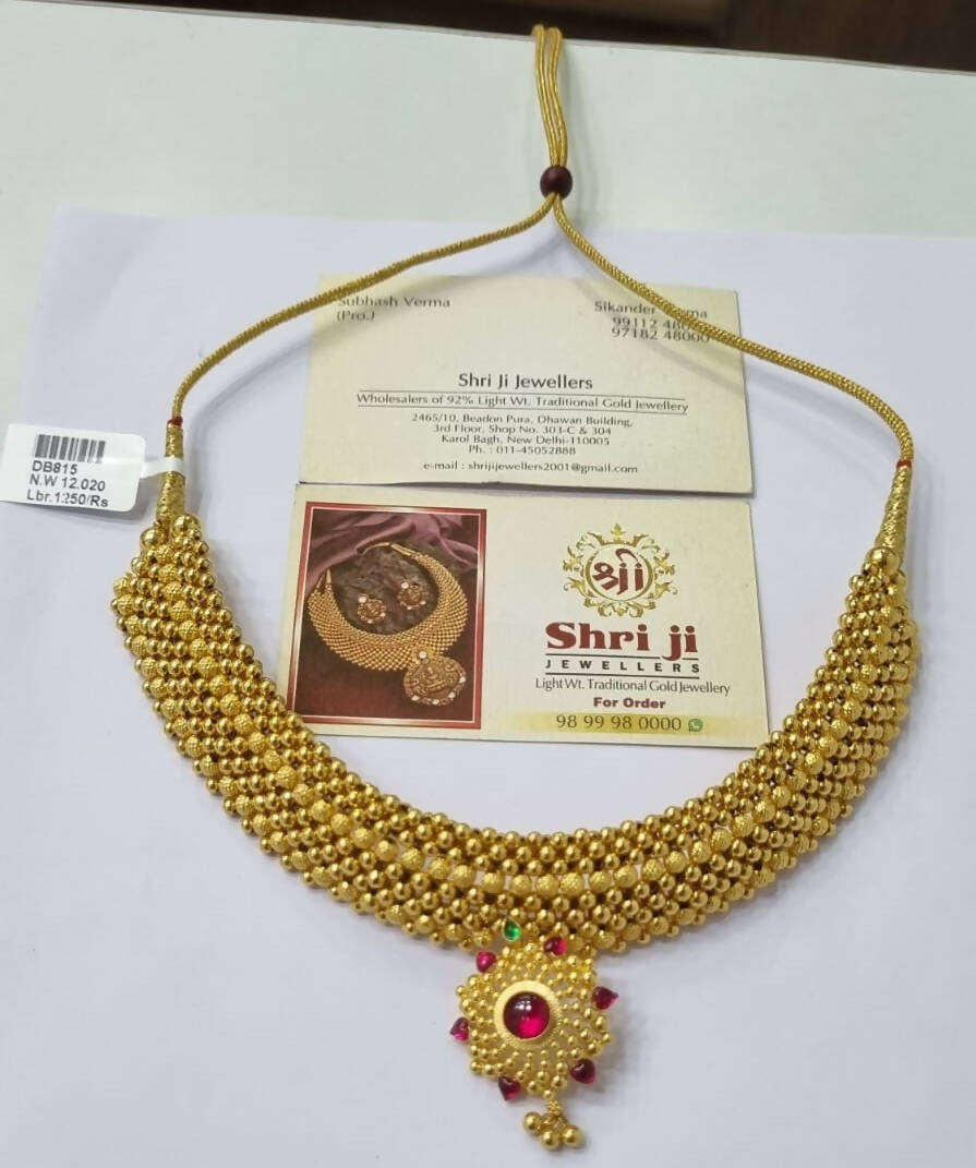 Light Weight Ghalsari Necklace Sarafa Bazar India