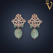 Diamond Pendant Set-SPR01103 Sarafa Bazar India