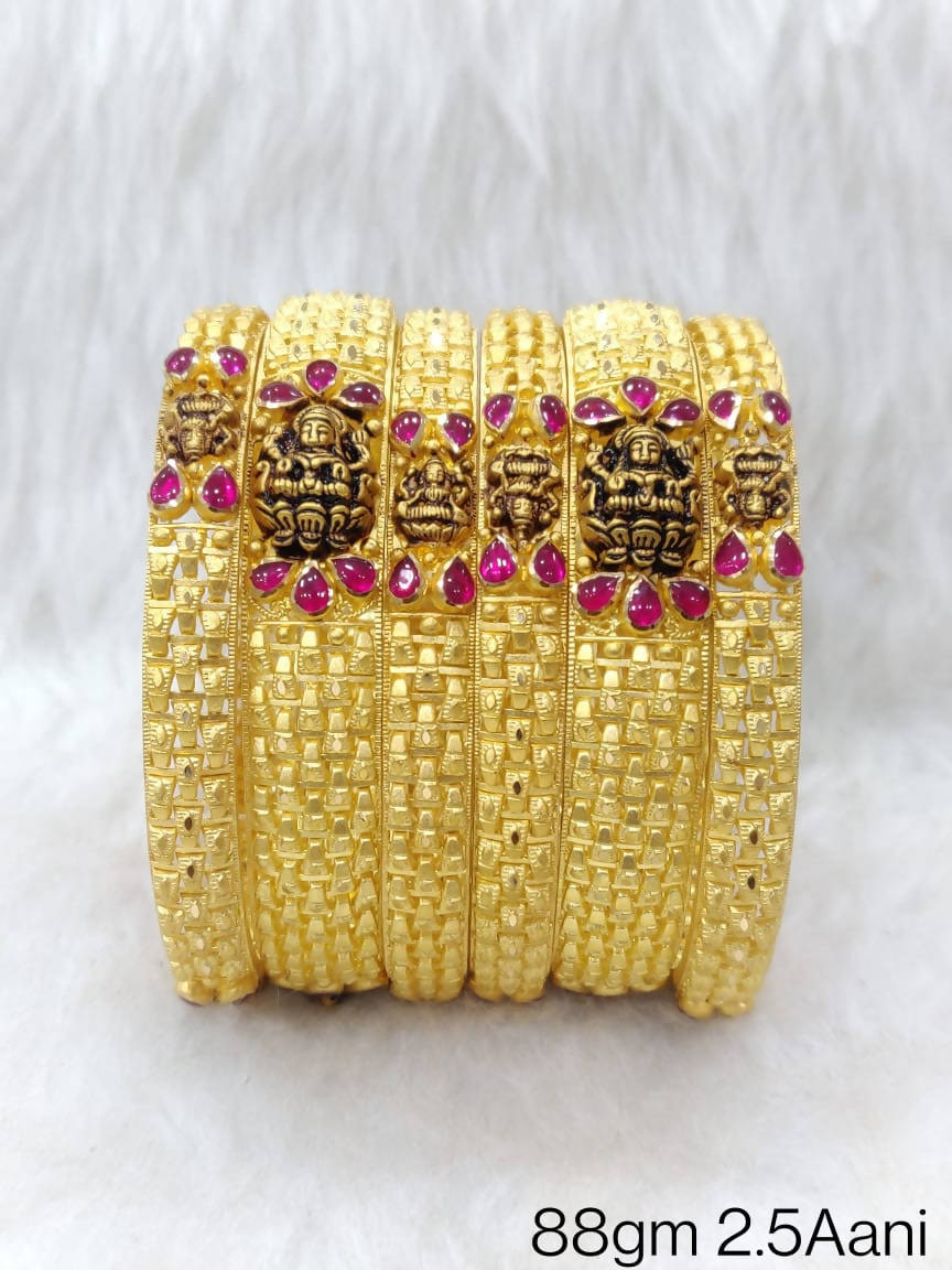 Temple Gold Bangles