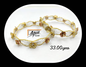 22kt Turkish Flora Bangles Sarafa Bazar