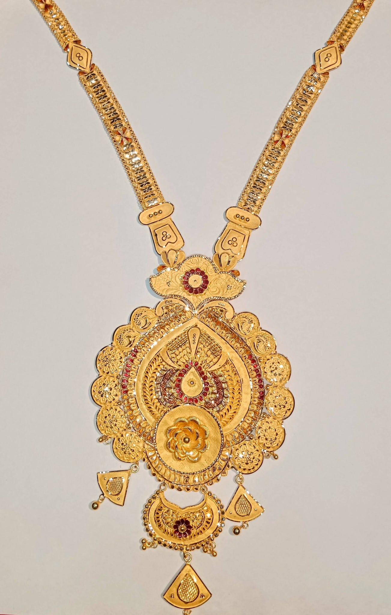 Gold Long Set Sarafa Bazar India