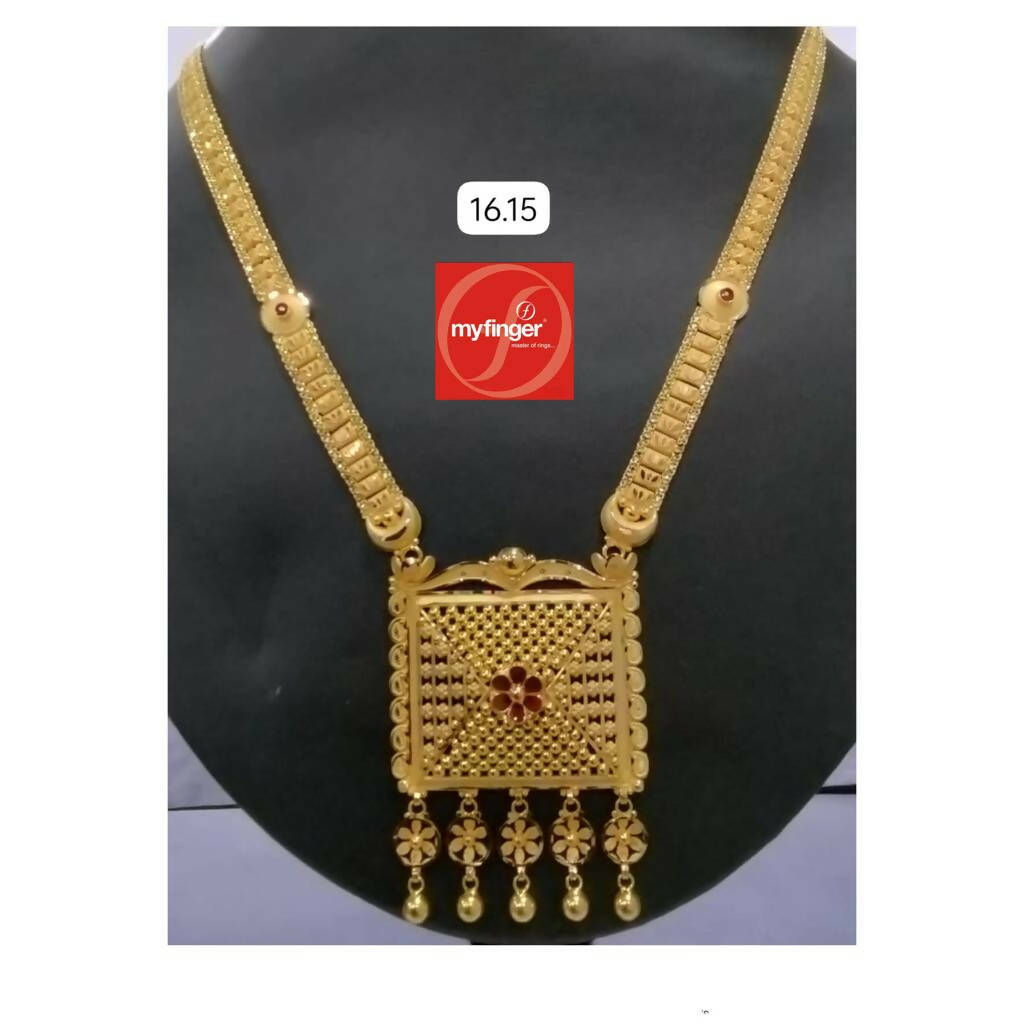 Gold Long Set Sarafa Bazar India