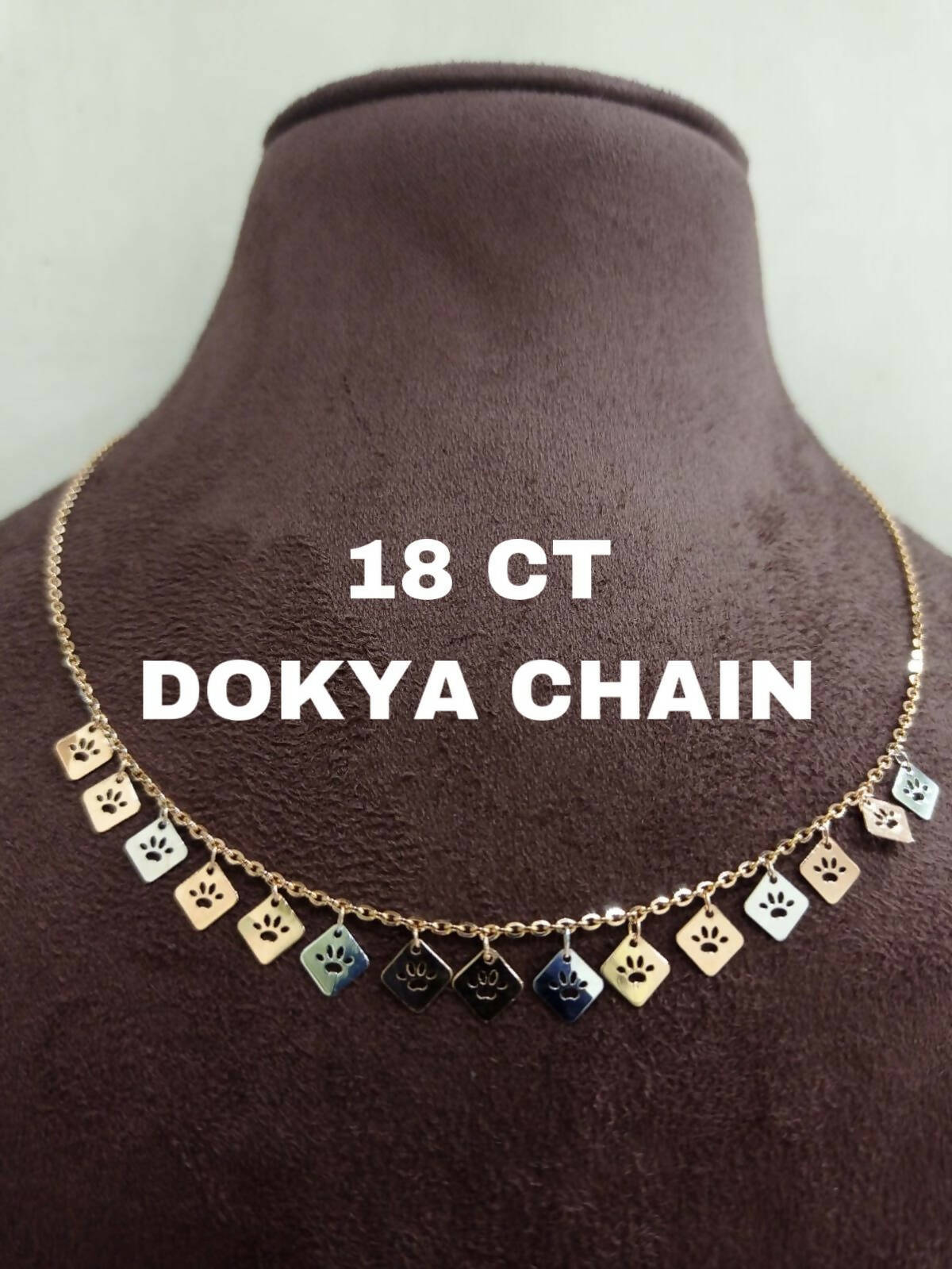 18kt Dokiya Chain Sarafa Bazar India