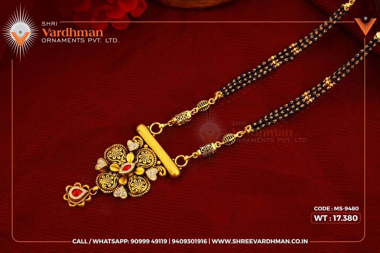 Antique Kundan Mangalsutra Sarafa Bazar