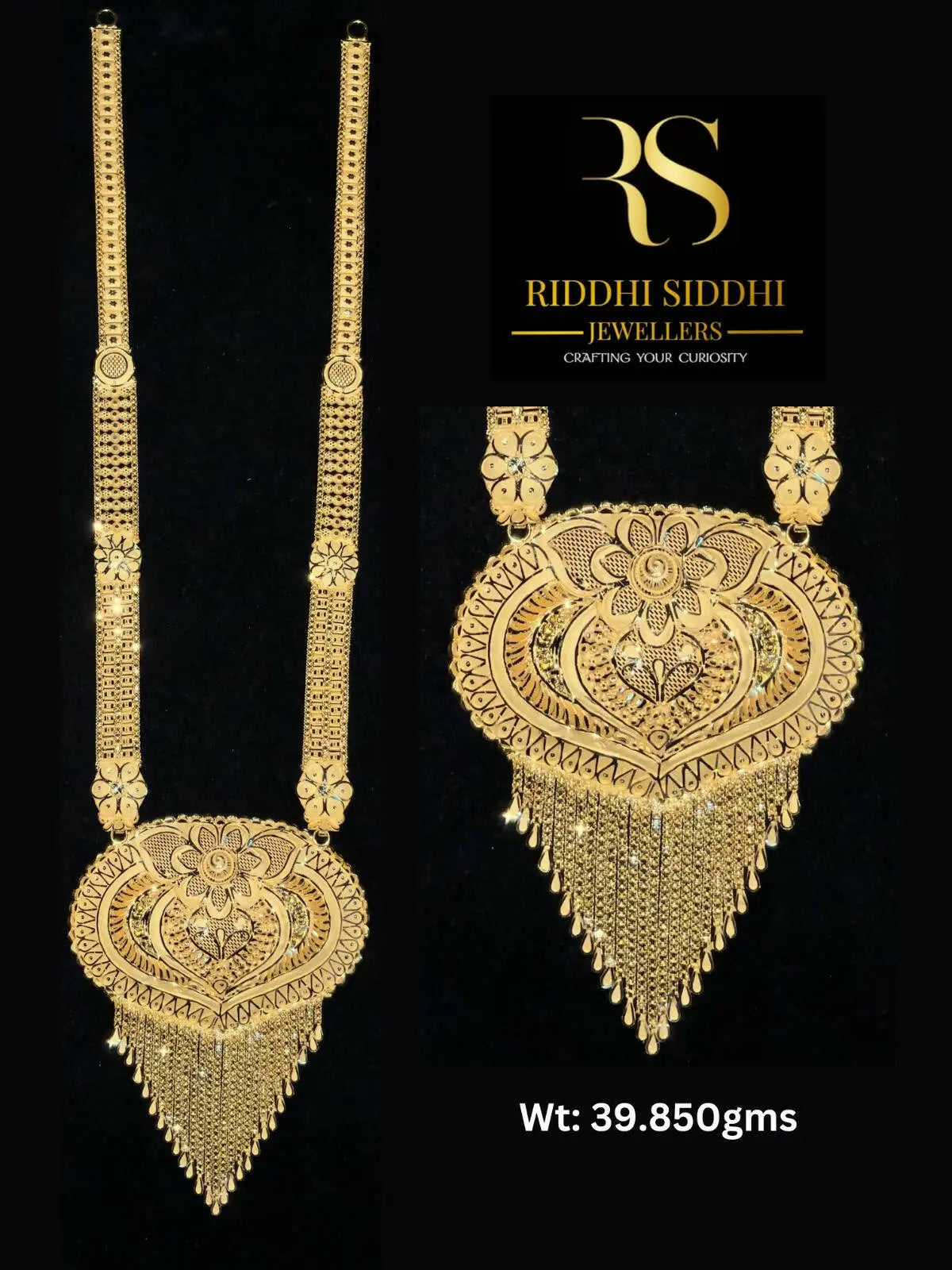 Gold Long Set Sarafa Bazar India