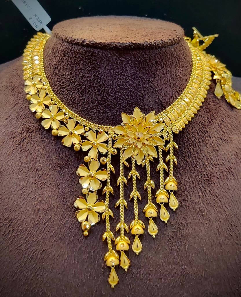 Light Weight Short Necklace Sarafa Bazar India