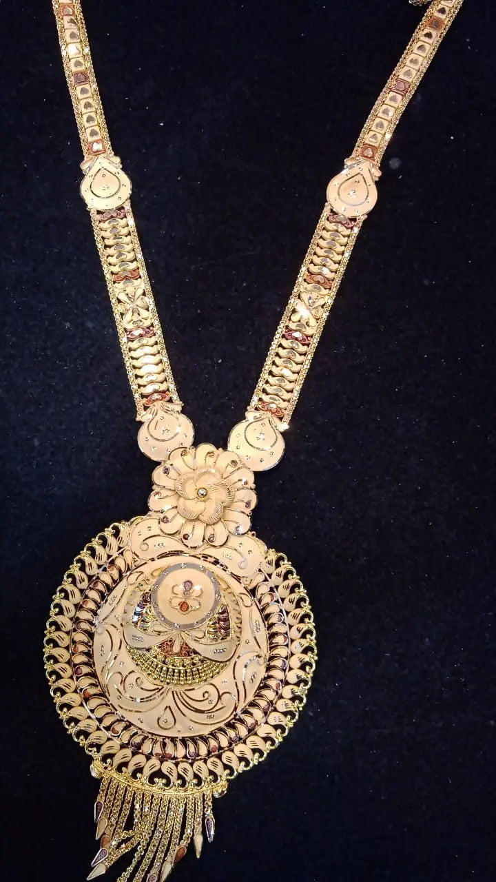 Gold Long Set Sarafa Bazar India