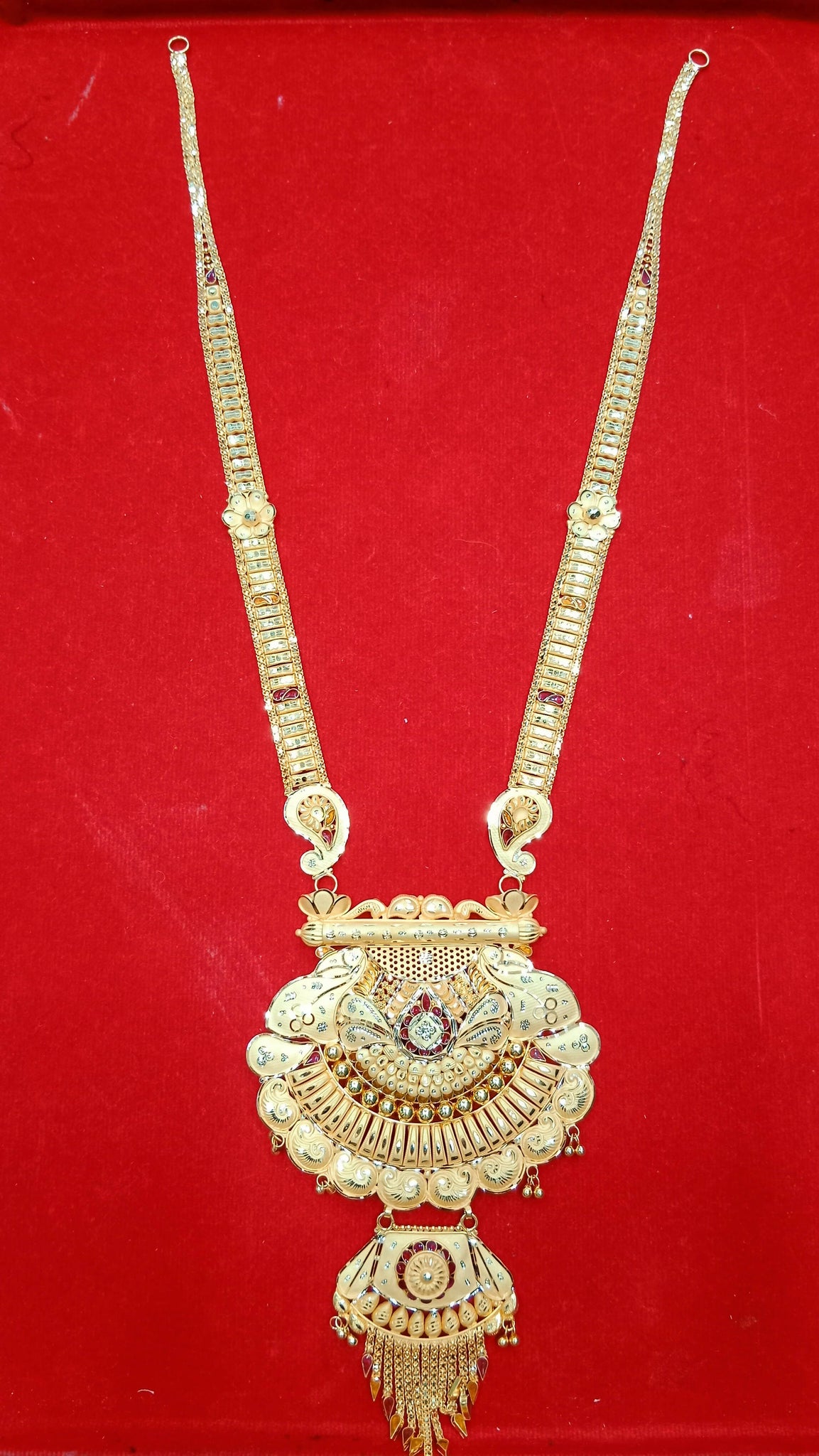 Gold Long Set Sarafa Bazar India