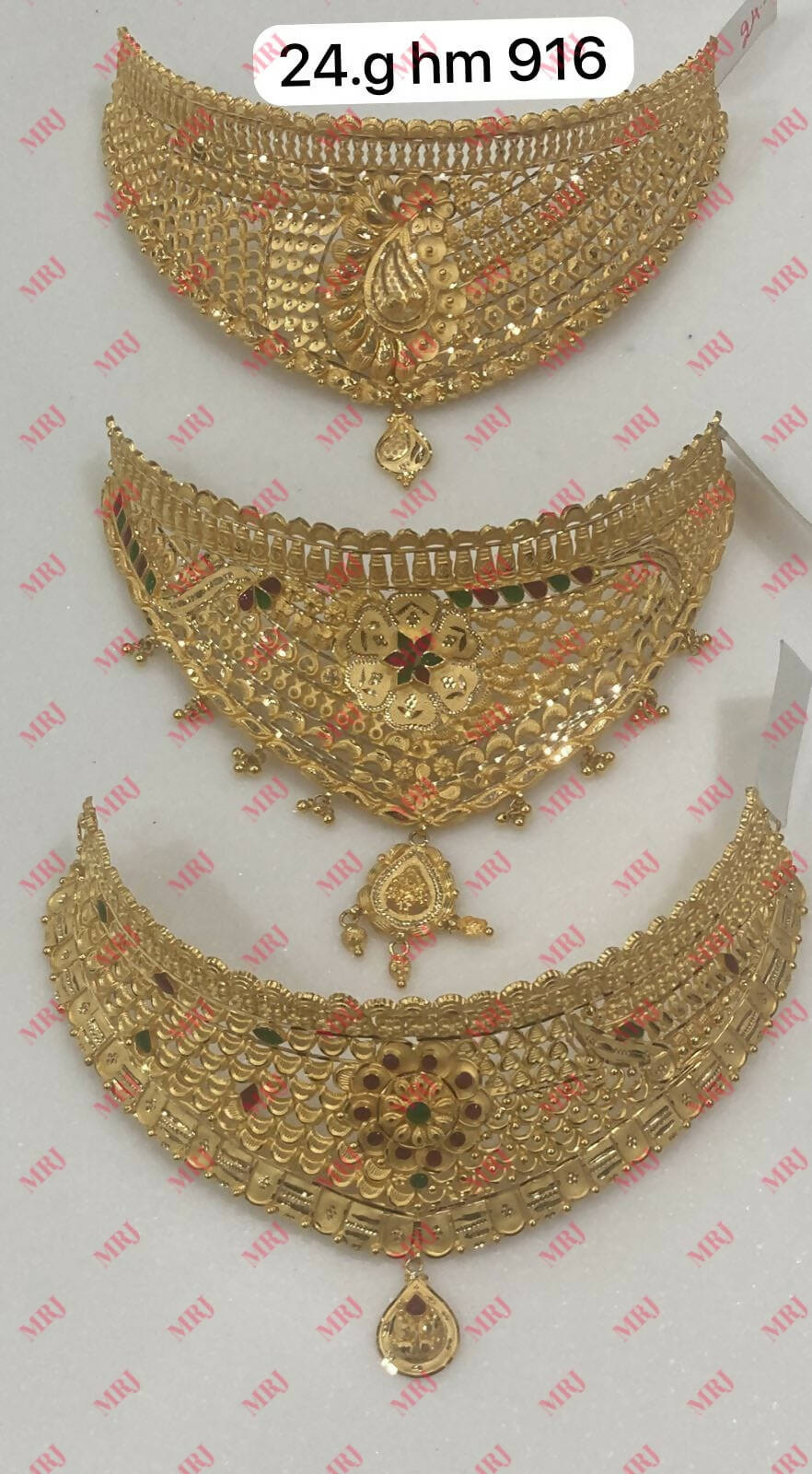 Gold Choker Sarafa Bazar India