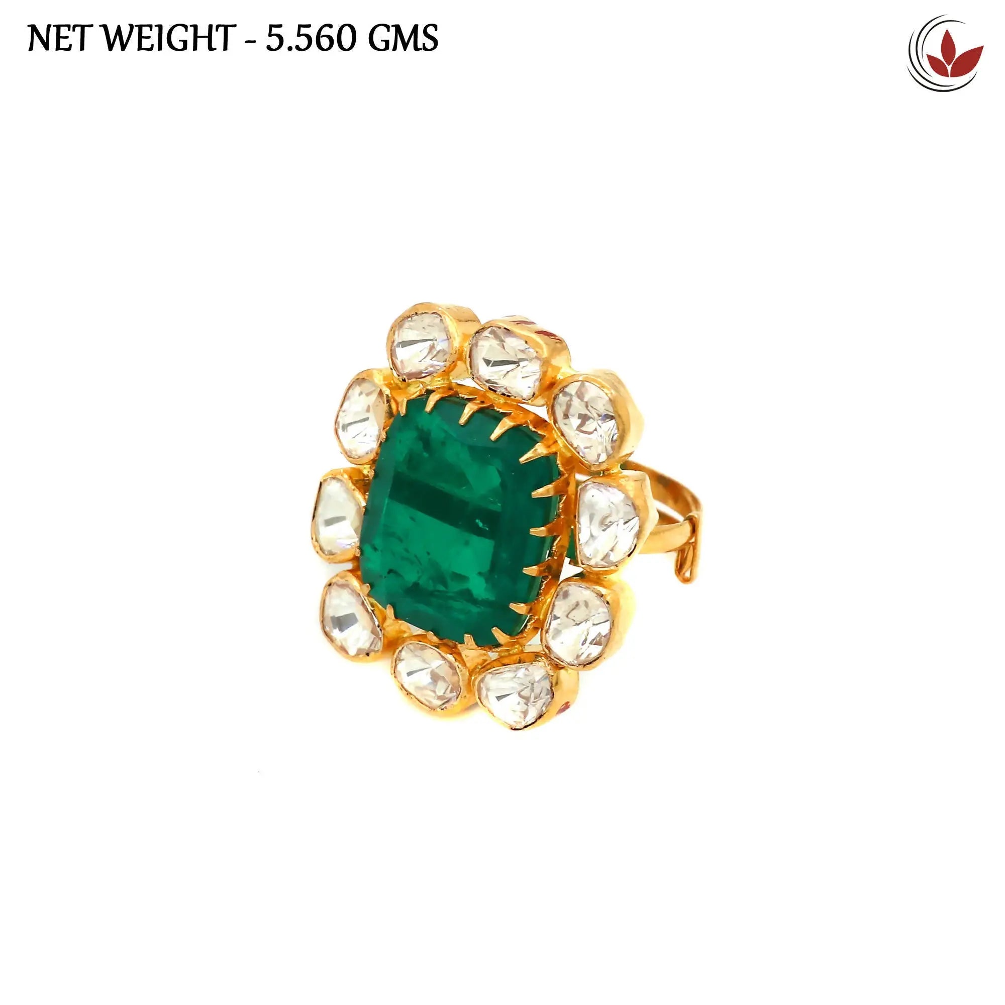 Kundan Ladies Ring Sarafa Bazar India