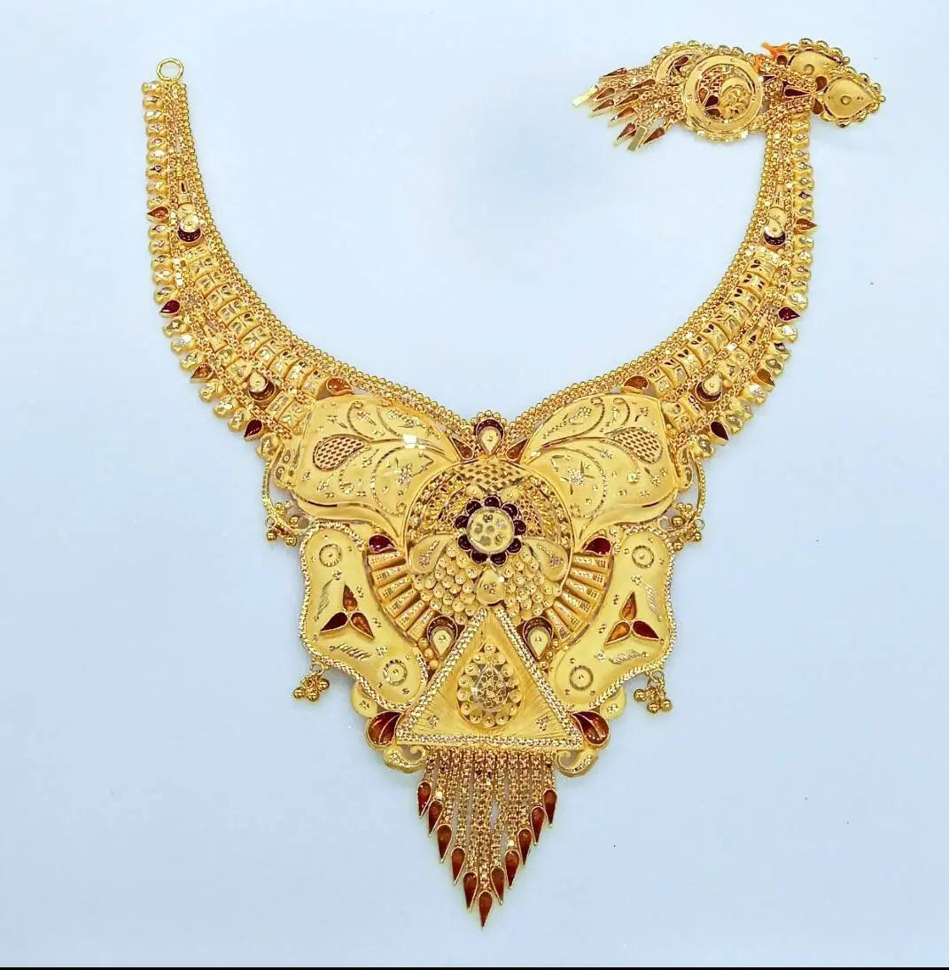 Gold Necklace Sarafa Bazar India