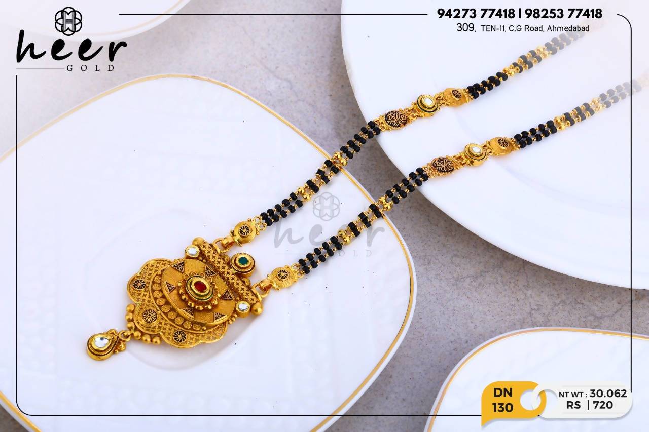 Antique Kundan Mangalsutra Sarafa Bazar