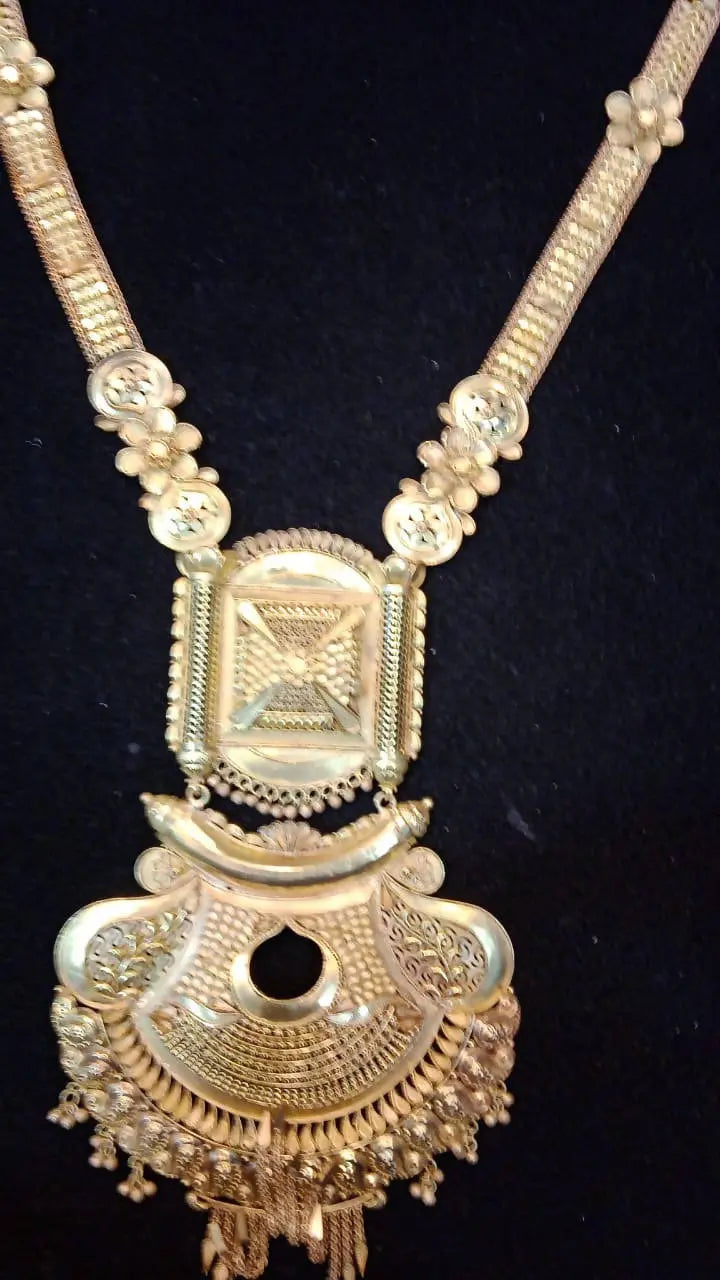 Gold Long Set Sarafa Bazar India