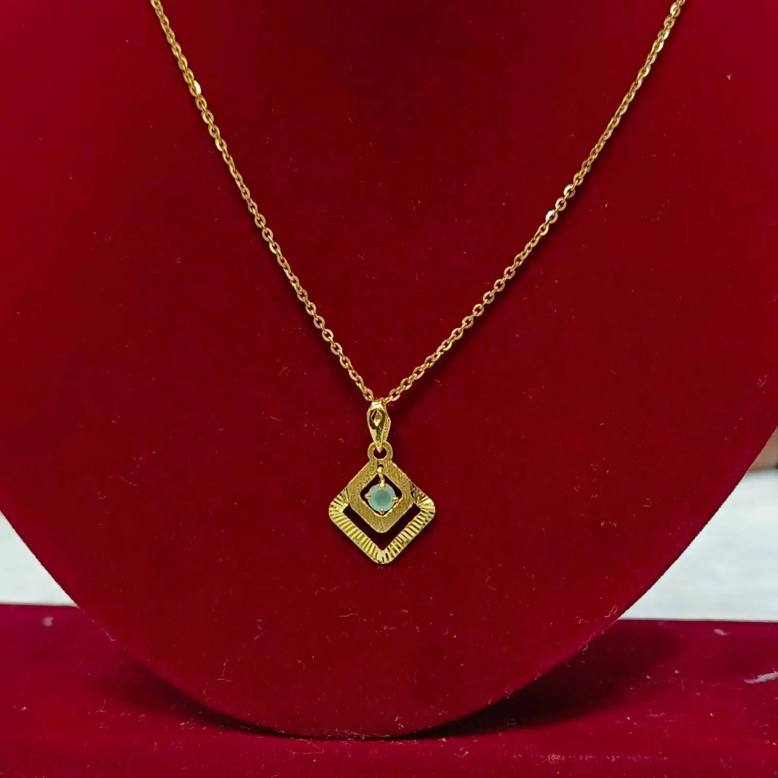 Turkish Italian Gold Pendant Sarafa Bazar India