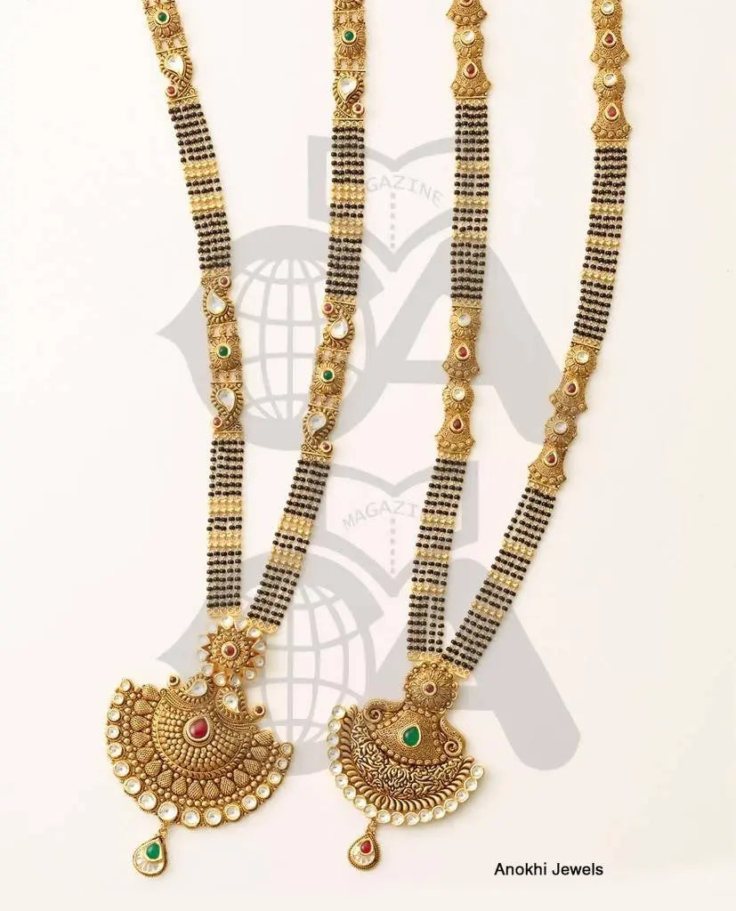 Kundan Antique Mangalsutra Sarafa Bazar