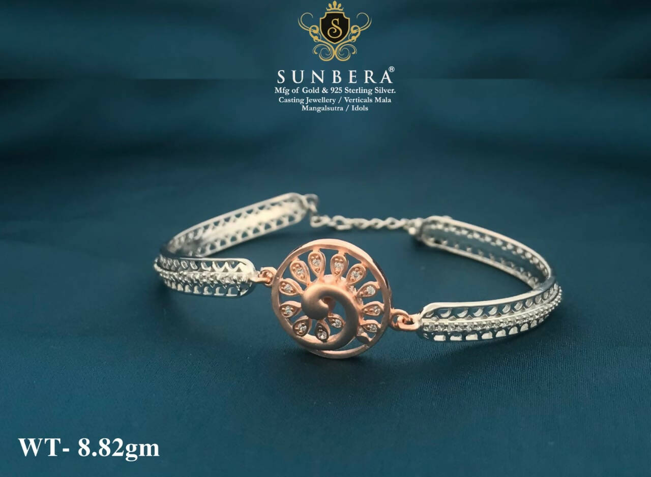 925 Silver Ladies Bracelet Sarafa Bazar India