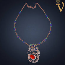 Diamond Pendant Set-SPR02675(2) Sarafa Bazar India