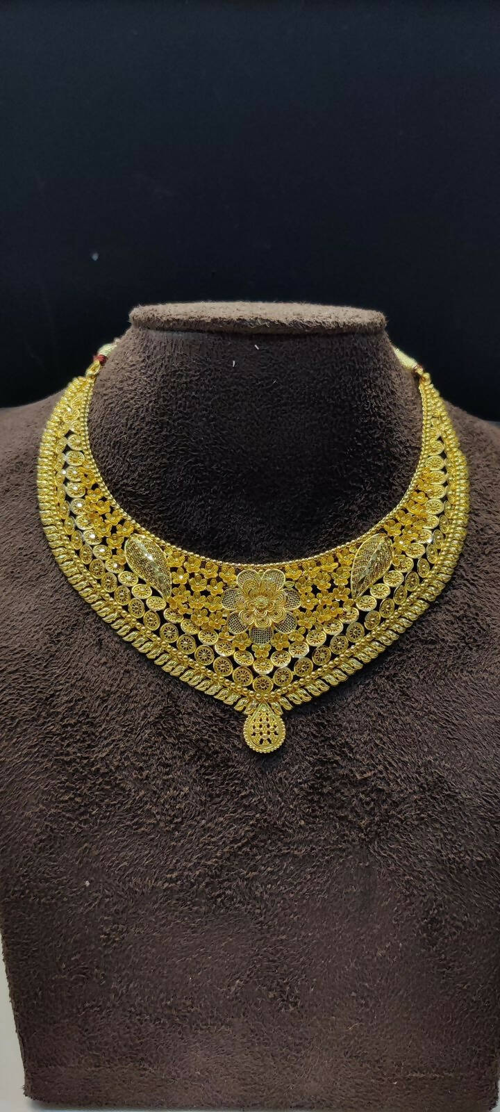 Gold Necklace Sarafa Bazar India