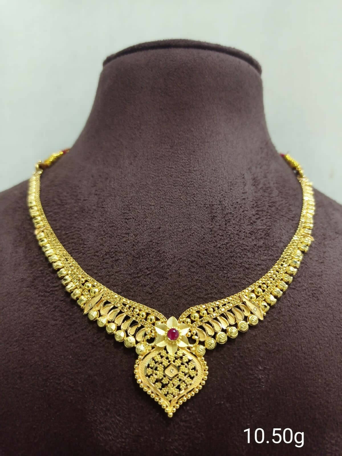 Gold Necklace Sarafa Bazar India