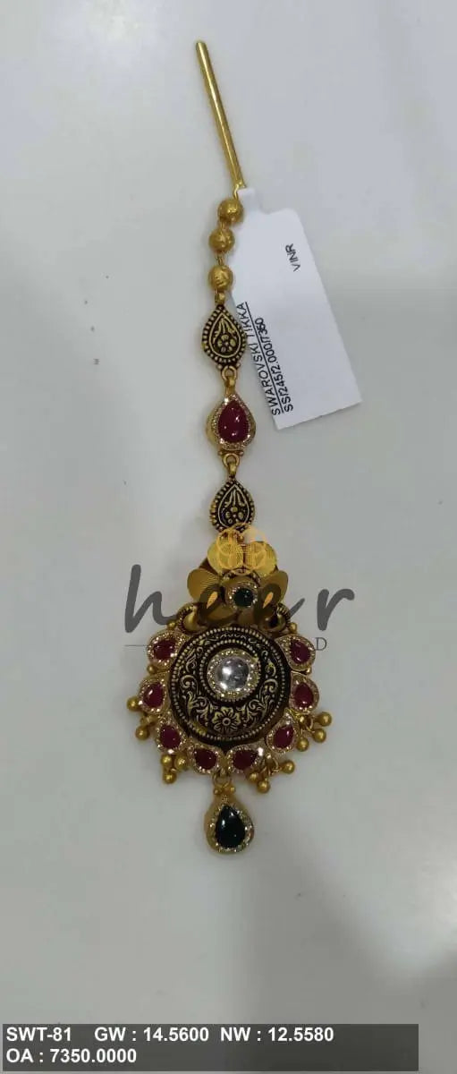 Antique Maang Tikka Sarafa Bazar India