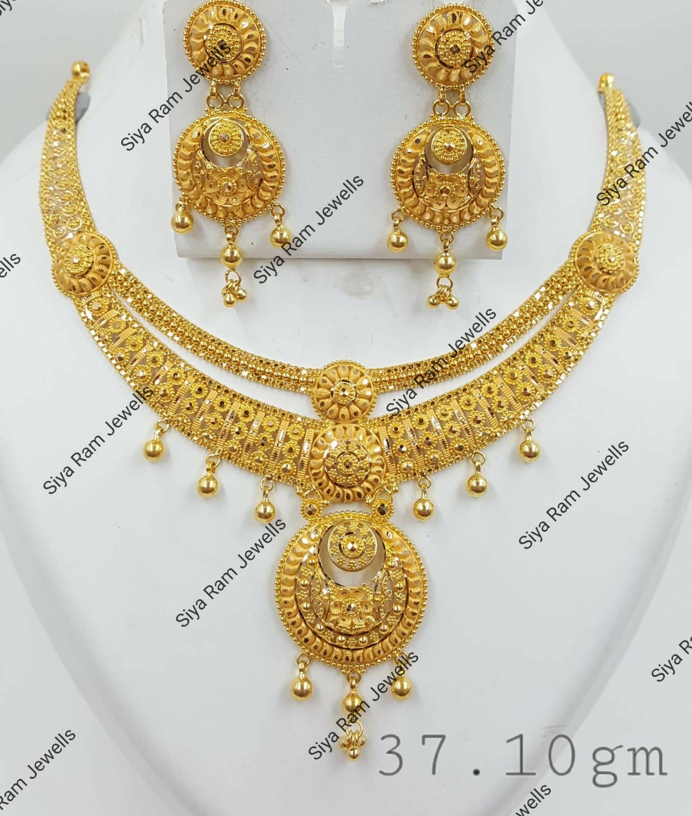 Gold Necklace Sarafa Bazar India