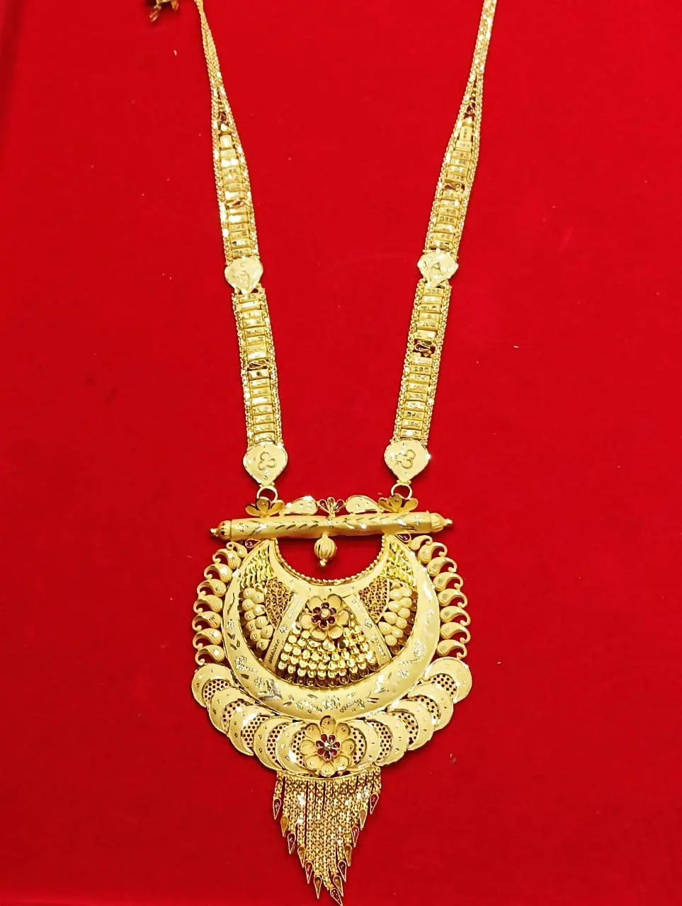 Gold Long Set Sarafa Bazar India