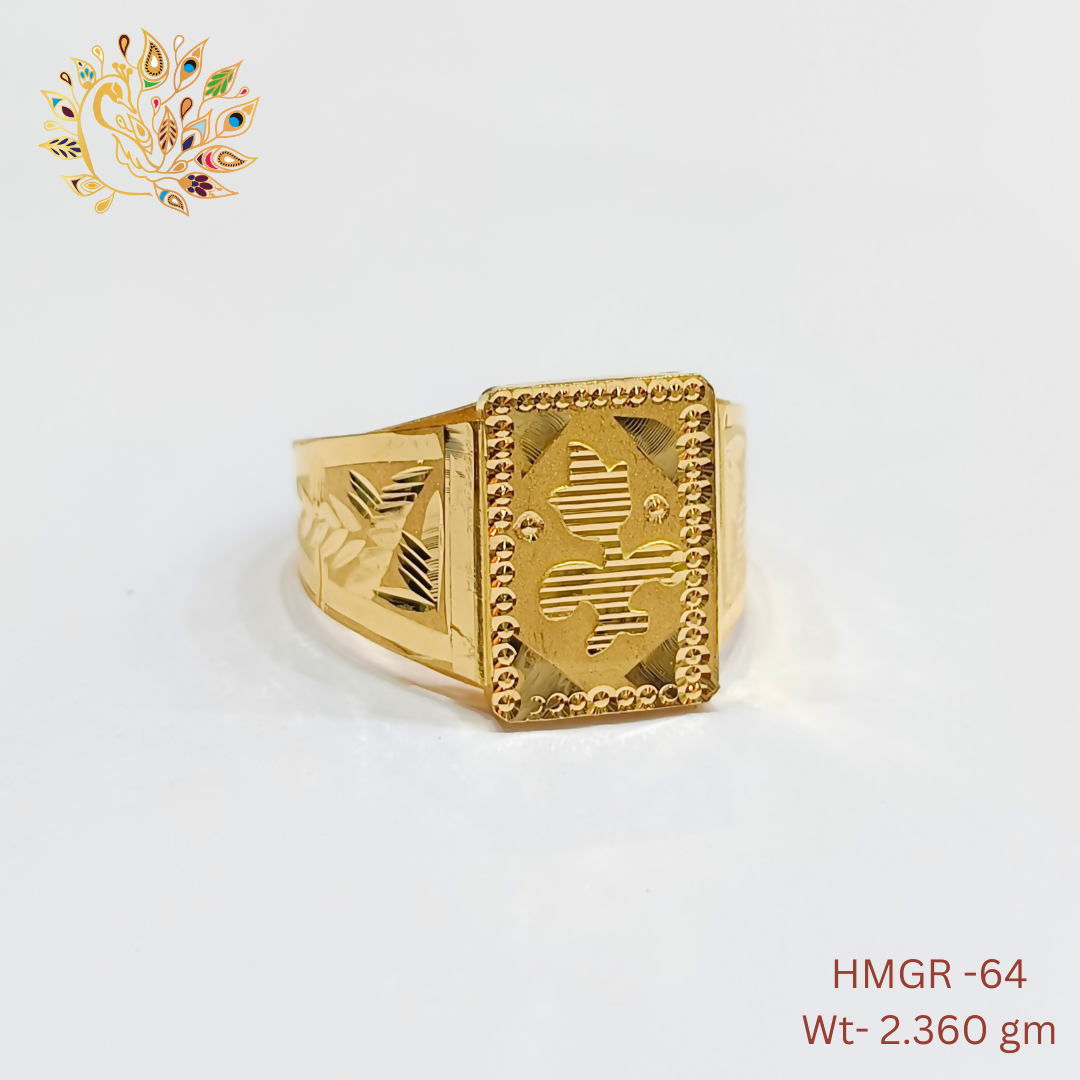 HMGR-64 - Handmade Gents Ring Sarafa Bazar India