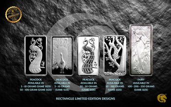 Rectangle Fancy Bars 999 | Omkar Mint Sarafa Bazar