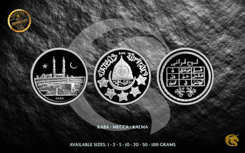 Mahaveer Swami | Gurunanak | Buddha | Jesus | Mecca/Kaba | Silver Coins 999 | Omkar Mint Sarafa Bazar